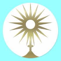 Eucharistic Monstrance stickers