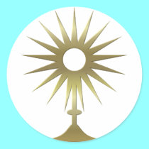 Eucharistic Monstrance stickers
