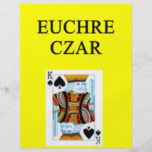 EUCHRE player Full Color Flyer