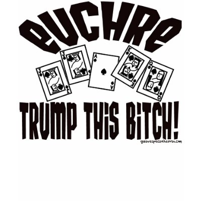 EUCHRE T SHIRT by QueenofHarts