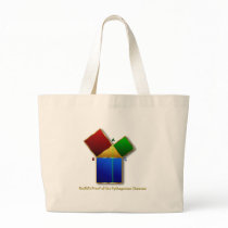 Euclid's Proof of the Pythagorean Theorem. Canvas Bags