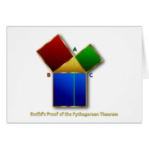 Euclid's Proof of the Pythagorean Theorem. Greeting Cards