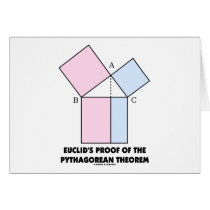 Euclid's Proof Of The Pythagorean Theorem Cards