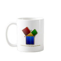 Euclid's Proof of the Pythagorean Theorem. Coffee Mugs