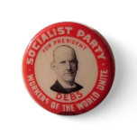 Eugene Debs reproduction pin