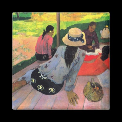 Eugène Henri Paul Gauguin - Afternoon Quiet Hour Fridge Magnets
