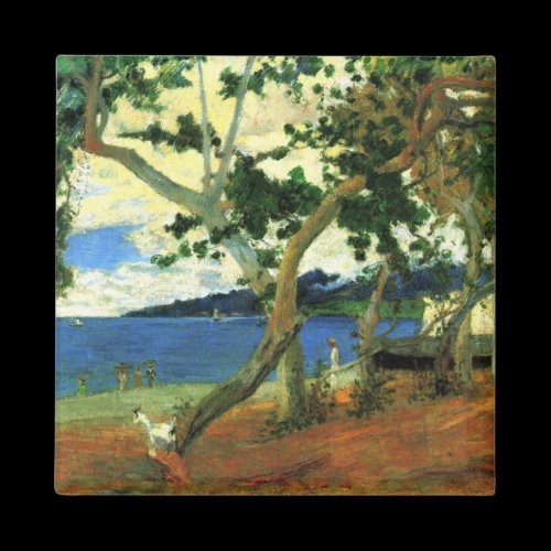 Eugène Henri Paul Gauguin - Beach Scene 2 Refrigerator Magnet