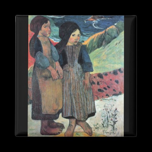 Eugène Henri Paul Gauguin - Breton Near sea Magnets