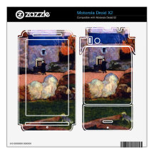Eugène Henri Paul Gauguin - Farm at the Pouldu Motorola Droid X2 Skin