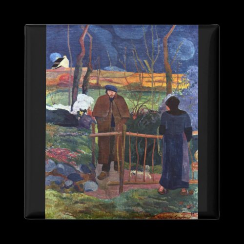 Eugène Henri Paul Gauguin - Good Day Mr gauguin Fridge Magnet