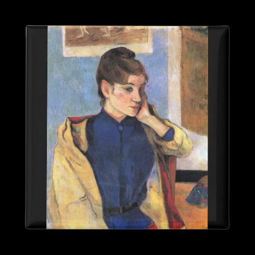 Eugène Henri Paul Gauguin - Madeleine Bernard Refrigerator Magnet
