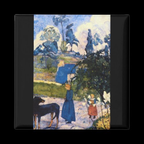 Eugène Henri Paul Gauguin - Passage de Bretagne Refrigerator Magnet