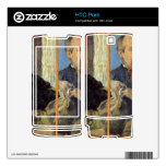 Eugène Henri Paul Gauguin - Portrait of Sculptor w HTC Pure Decals