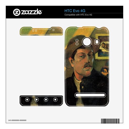 Eugène Henri Paul Gauguin - Self Portrait Skin For HTC Evo 4G
