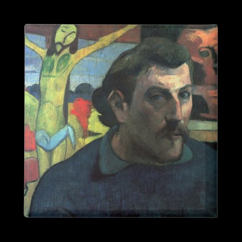 Eugène Henri Paul Gauguin - Self Portrait with Yel Fridge Magnets