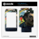 Eugène Henri Paul Gauguin - Self Portrait with Yel HTC Wildfire S Decal