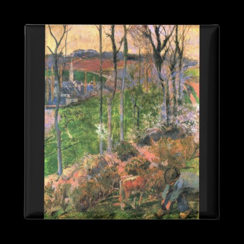 Eugène Henri Paul Gauguin - Small Breton Wooden Sh Refrigerator Magnet