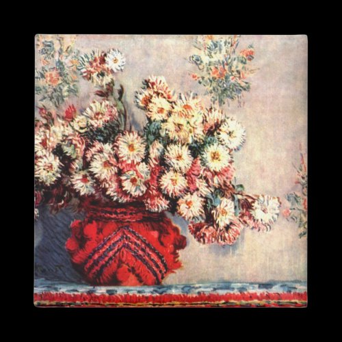 Eugène Henri Paul Gauguin - still life chrysanthem Fridge Magnets
