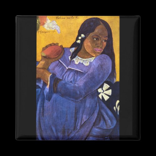 Eugène Henri Paul Gauguin - Woman with Mango Fridge Magnets