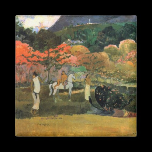 Eugène Henri Paul Gauguin - Women and Mold Refrigerator Magnet