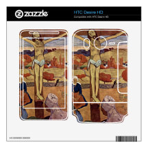 Eugène Henri Paul Gauguin - Yellow Christ Skins For HTC Desire HD
