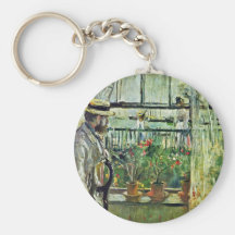 Eugène Manet On The Isle Of Wight Key Chain