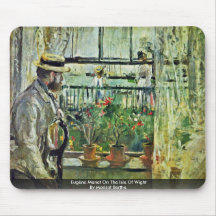 Eugène Manet On The Isle Of Wight Mouse Pads