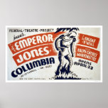 Eugene ONeill Emperor 1937 WPA Poster