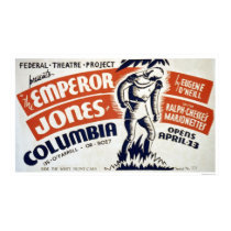 Eugene ONeill Emperor 1937 WPA posters