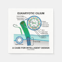 Eukaryotic Cilium A Case For Intelligent Design Standard Cocktail Napkin
