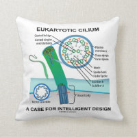 Eukaryotic Cilium A Case For Intelligent Design Throw Pillow