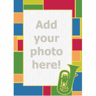Euphonium Colorblocks Photo Sculpture by zenguin