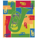 Euphonium Colorblocks t-shirts by zenguin Euphonium Colorblocks t-shirts