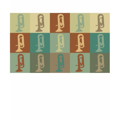 Euphonium Pop Art Tshirt by 1000suns