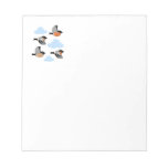 Eurasian Bullfinches in Flight Memo Pads