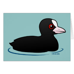 Eurasian Coot Greeting Card