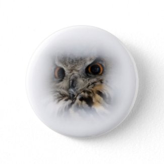 Eurasian Eagle-owl Button