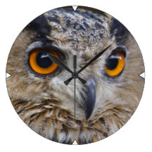 Eurasian Eagle-owl Clocks