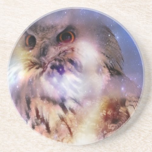 Eurasian Eagle-owl Coaster coaster