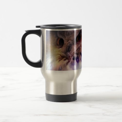 Eurasian Eagle-owl Travel Mug mug