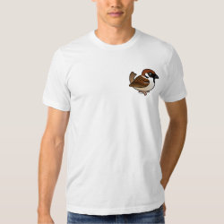 Eurasian Tree Sparrow Men's Basic American Apparel T-Shirt