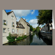 Eure River Canal in Chartres cards