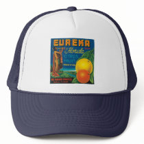 Eureka Florida Citrus Fruit Trucker Hats