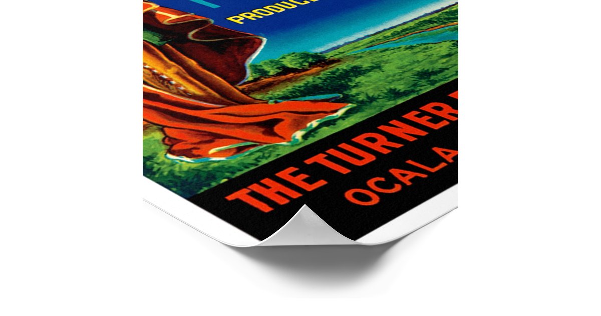 Eureka Florida Citrus Poster Zazzle