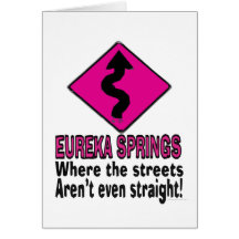 Eureka Springs streets Card