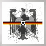 Euro 2012 - European Cup Germany flag football posters