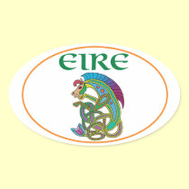 Euro Oval Ireland Car Sticker stickers