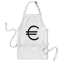 Euro Sign Apron