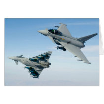 EUROFIGHTERS GREETING CARD
