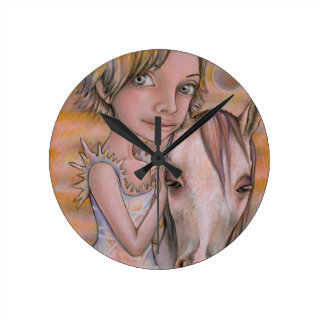 Europa and Snowflake Round Wallclocks